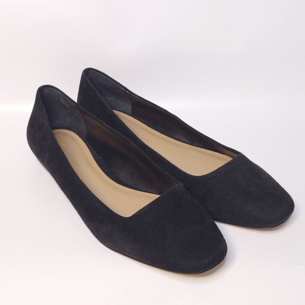BANANA REPUBLIC Suede Ballet Flats Minimalist Comfort Office Travel Womens Sz 11